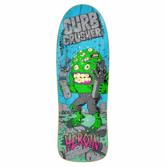 Heroin Curb Crusher XL Barf Skateboard Deck 10.25"