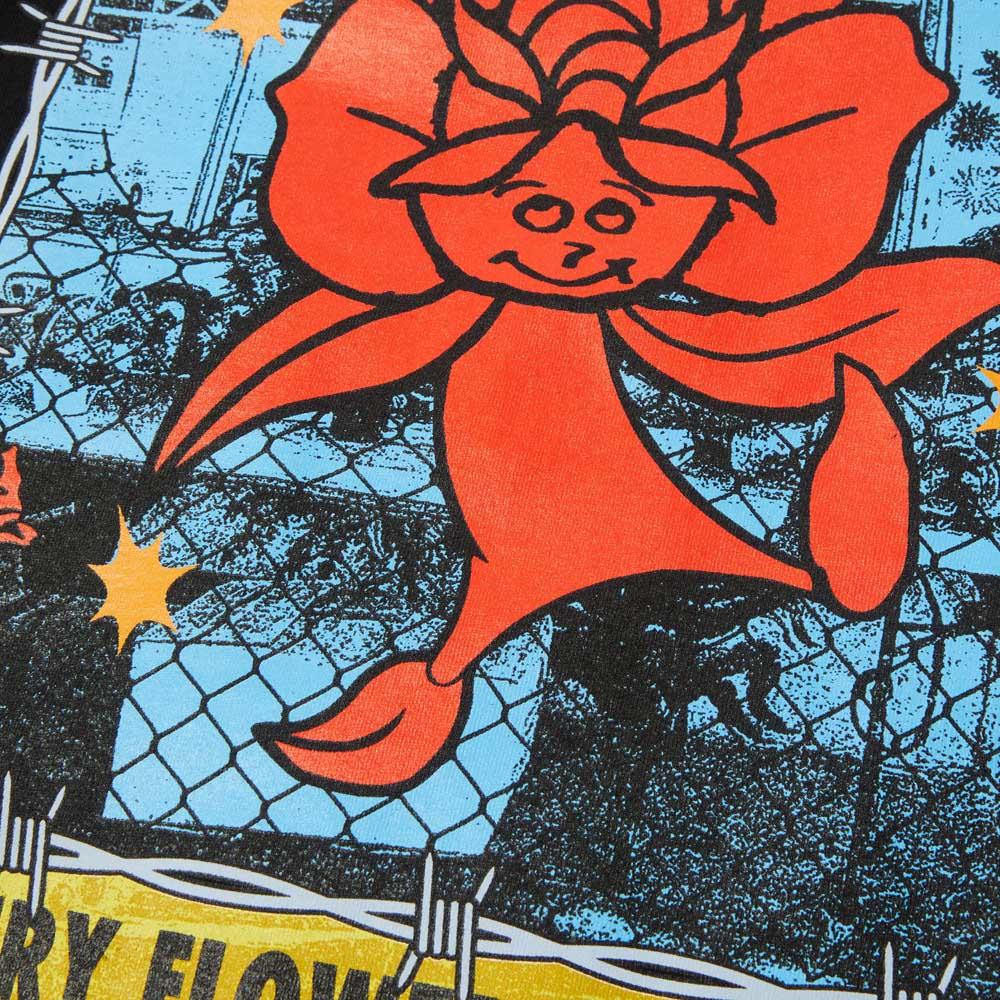 Huf Flower District Short Sleeve T-Shirt Black