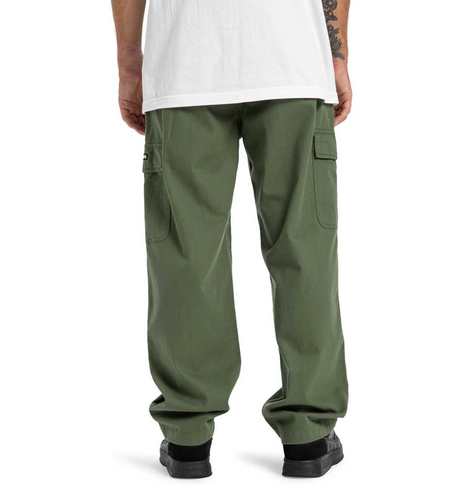 DC Shoe Co Worker Baggy Cargo Chino Pants Bronze Green