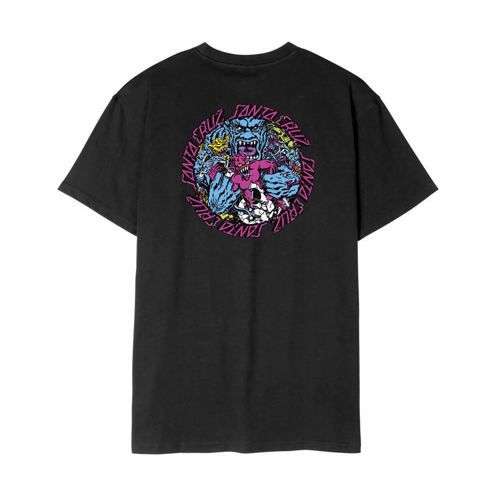Santa Cruz Roskopp Monster Strip T-Shirt Black
