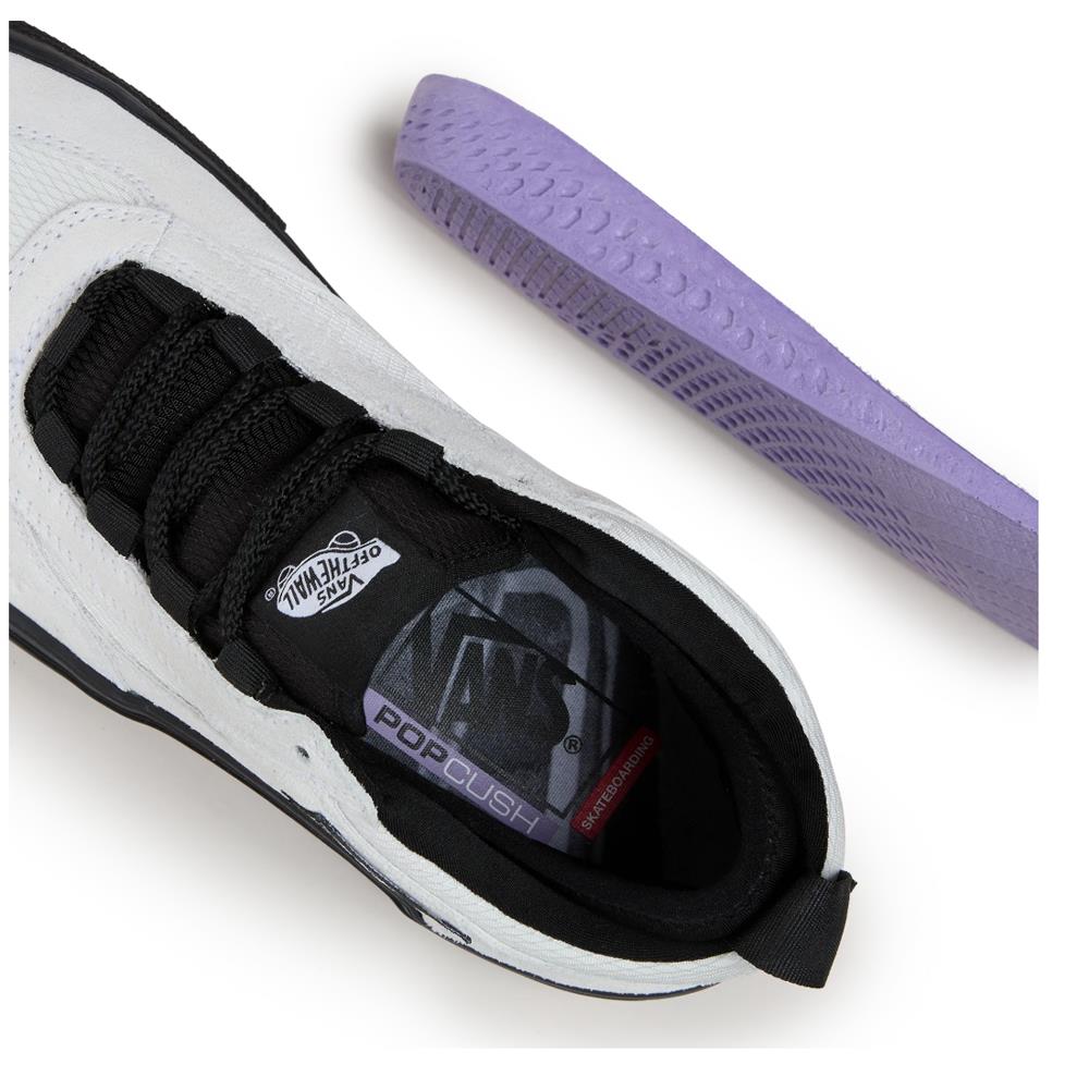 Vans Skate Safe Low Atiba Bone White Black Skate Shoes