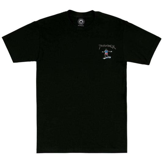Thrasher Magazine T-Shirt Gonz Mini Logo Black