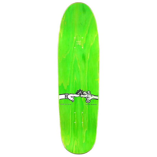New Deal Montesi Alien SP Skateboard Deck Neon 9"