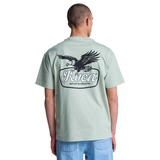 RVCA On Wings Short Sleeve T-Shirt Light Olive