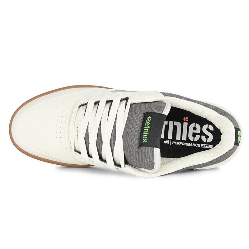 Etnies Marana Michelin White Grey Gum Skate Shoes