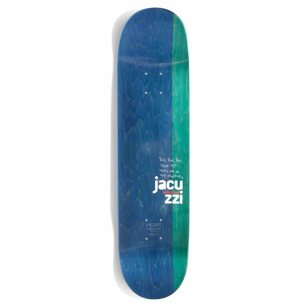 Jacuzzi Skateboards Skateboards Unlimited John Dilo On Hold Ex7 Skateboard Deck Multi Colour 8.25"