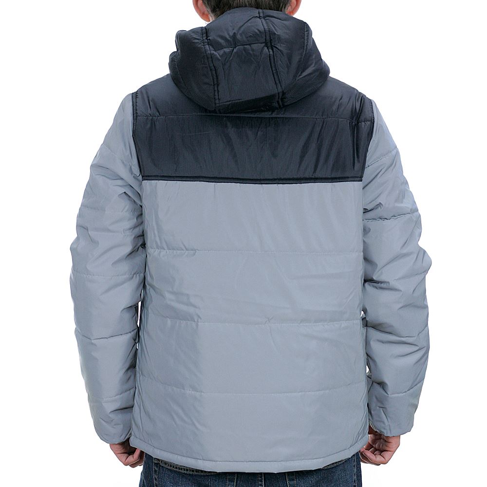 Element Alder Heavy Puff Jacket Black Grey Reflective