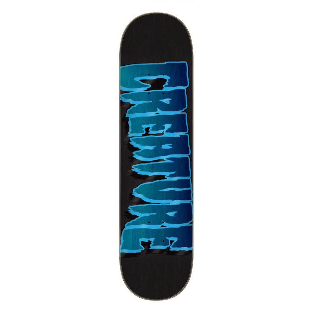 Creature Logo Outline Stumps Skateboard Deck Black 8"
