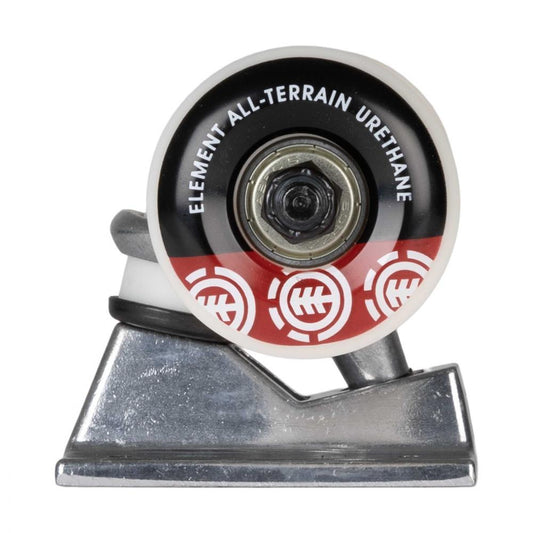 Element Skateboard Component Set Silver 5.5" Wheels Trucks Bearings Bolts