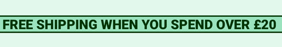 Free Shipping when you spend over £20