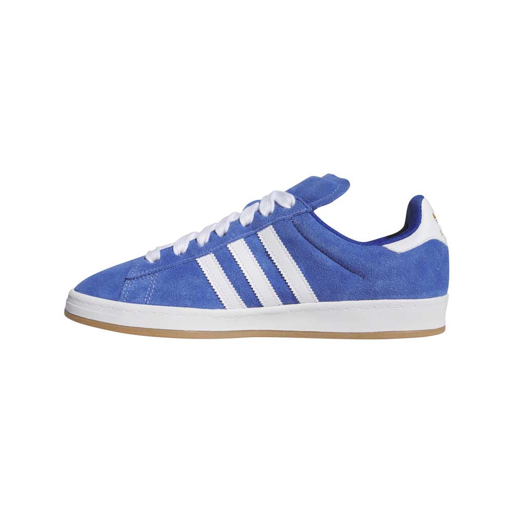 Adidas Skateboarding Campus ADV Royal Blue Feather White Gold Metallic Skate Shoes