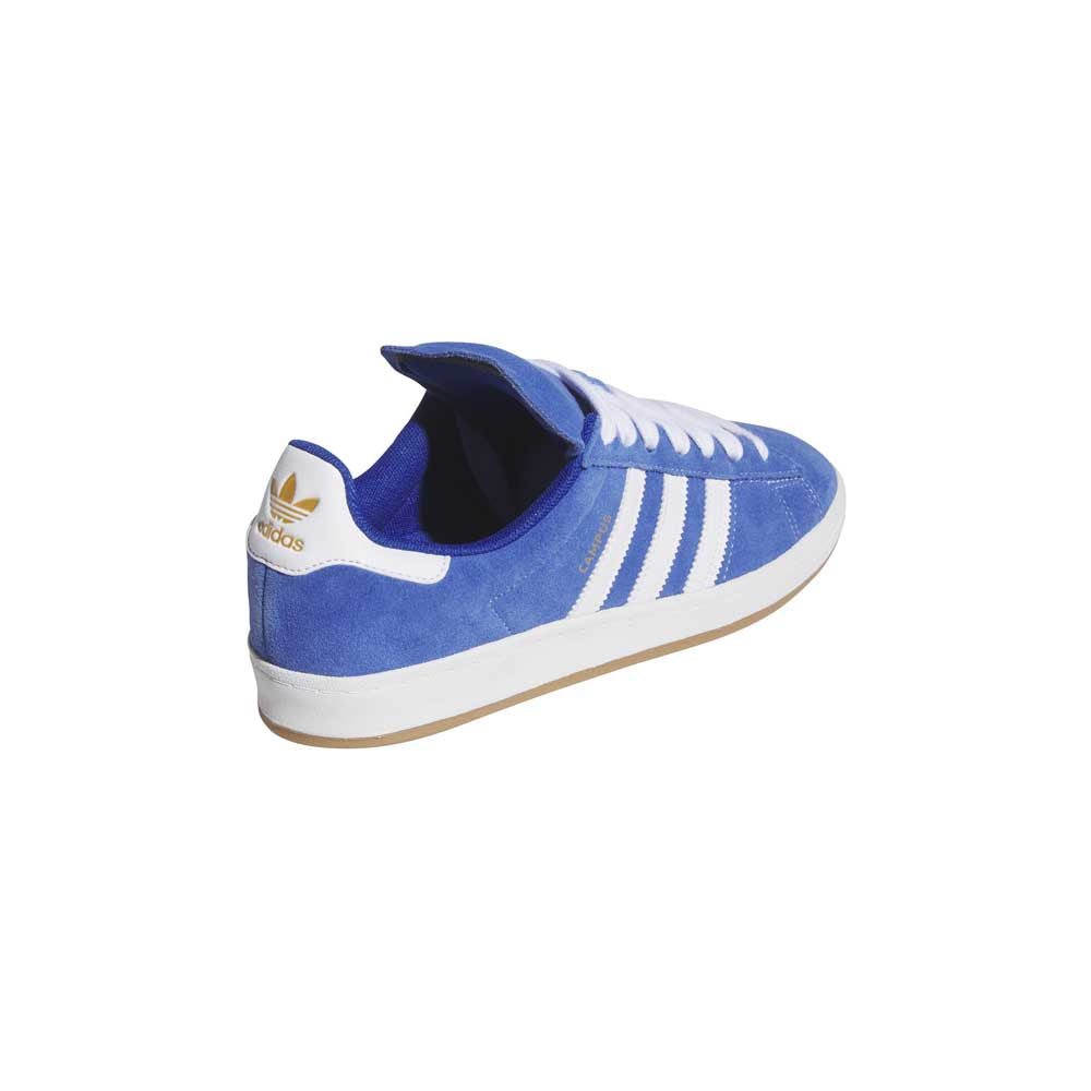 Adidas Skateboarding Campus ADV Royal Blue Feather White Gold Metallic Skate Shoes