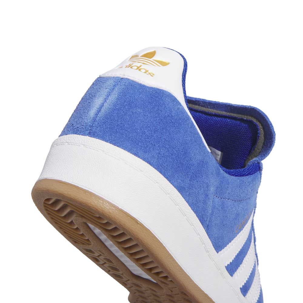 Adidas Skateboarding Campus ADV Royal Blue Feather White Gold Metallic Skate Shoes