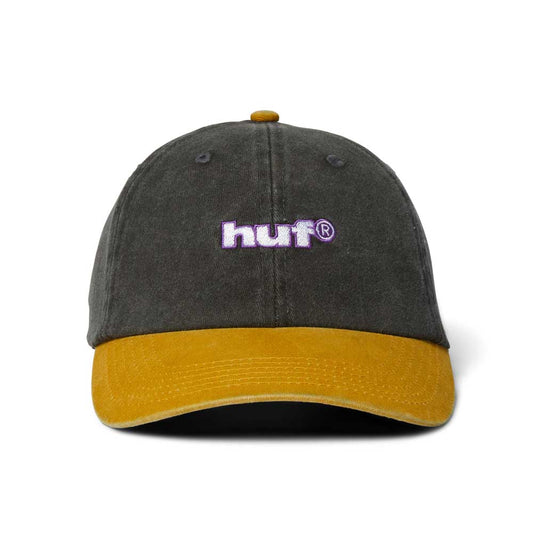 Huf Two Tone 89 Washed 6 Panel Cap Black