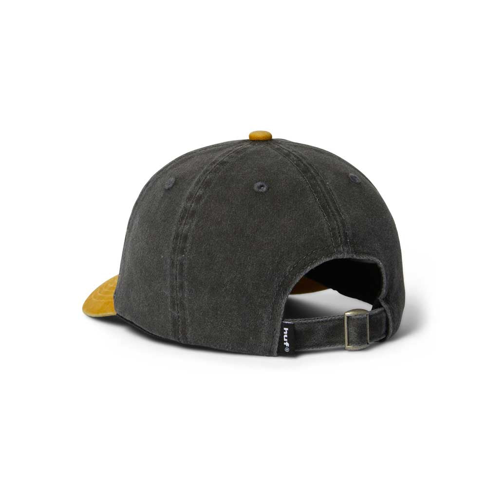Huf Two Tone 89 Washed 6 Panel Cap Black