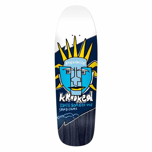 Krooked Skateboard Deck Sandoval Recognize Multi 9.81"