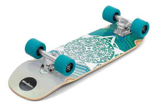 Mindless Drifter Complete Cruiser Skateboard Teal 28 x 8''