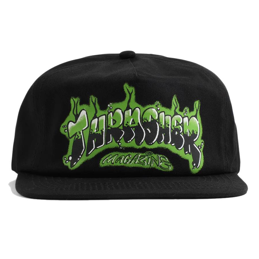 Thrasher Cap Airbrush Snapback Black One Size