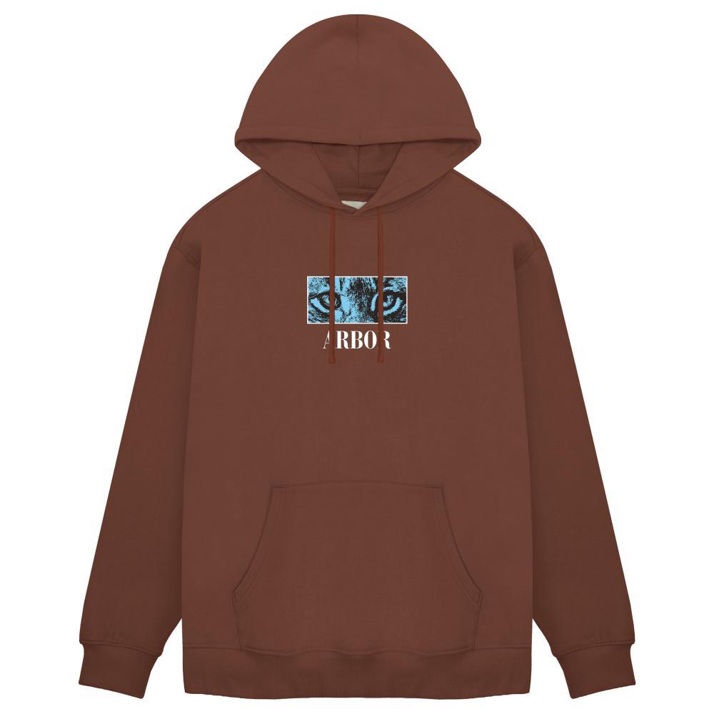 Arbor Skateboards Wildcat Hooded Sweatshirt Walnut Brown