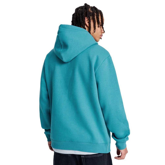 DC Shoe Co Patch It Pullover Hooded Sweatshirt Storm Blue