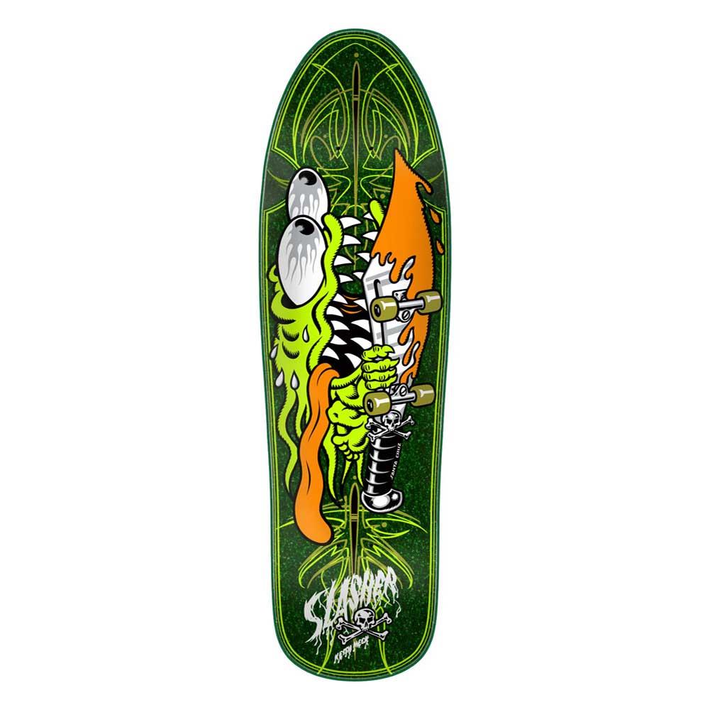 Santa Cruz Skateboard Deck Meek Pinstripe Slasher Green 9.23"