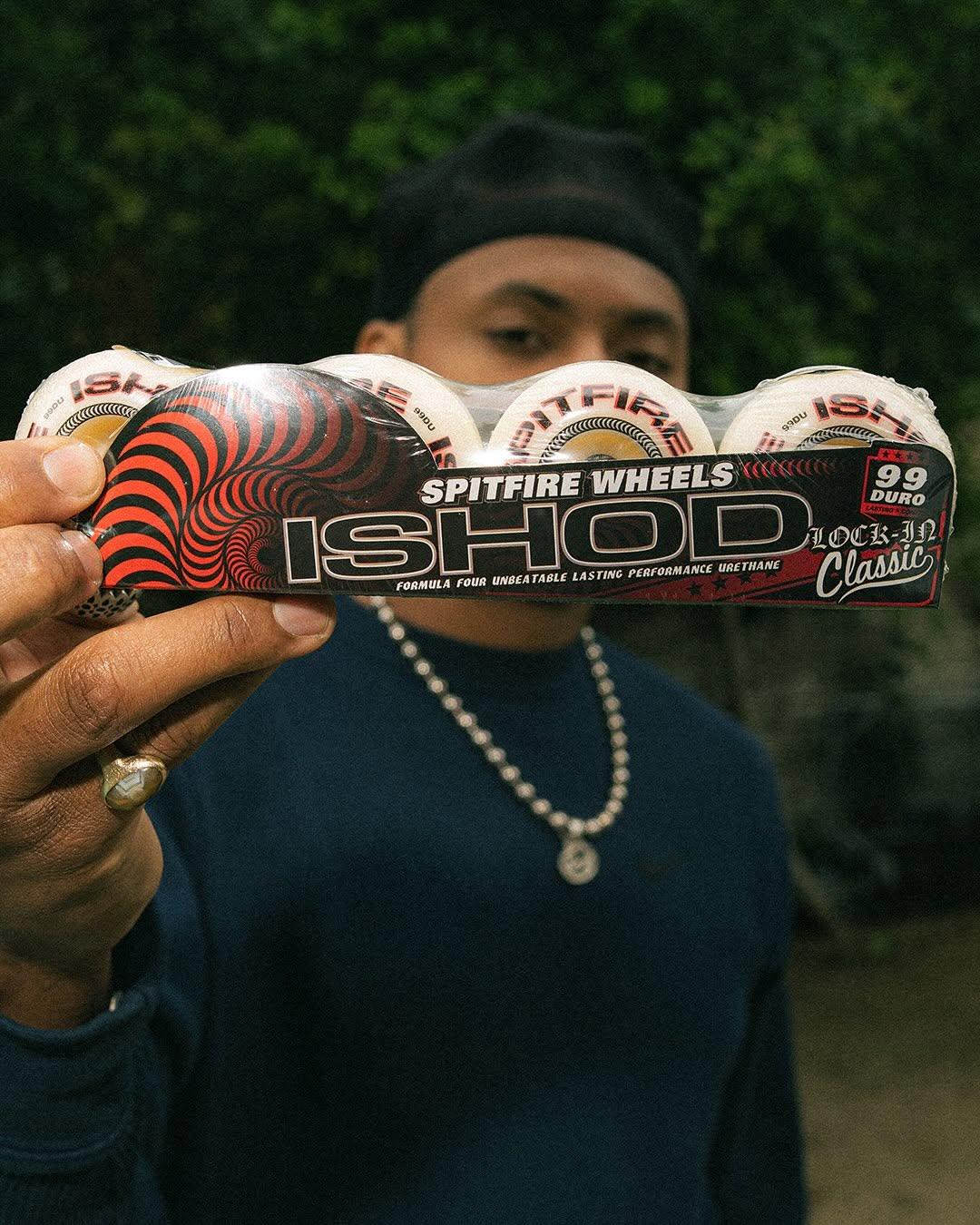 Spitfire Formula 4 Skateboard Wheels 99a Ishod Lock-In Classic 52mm