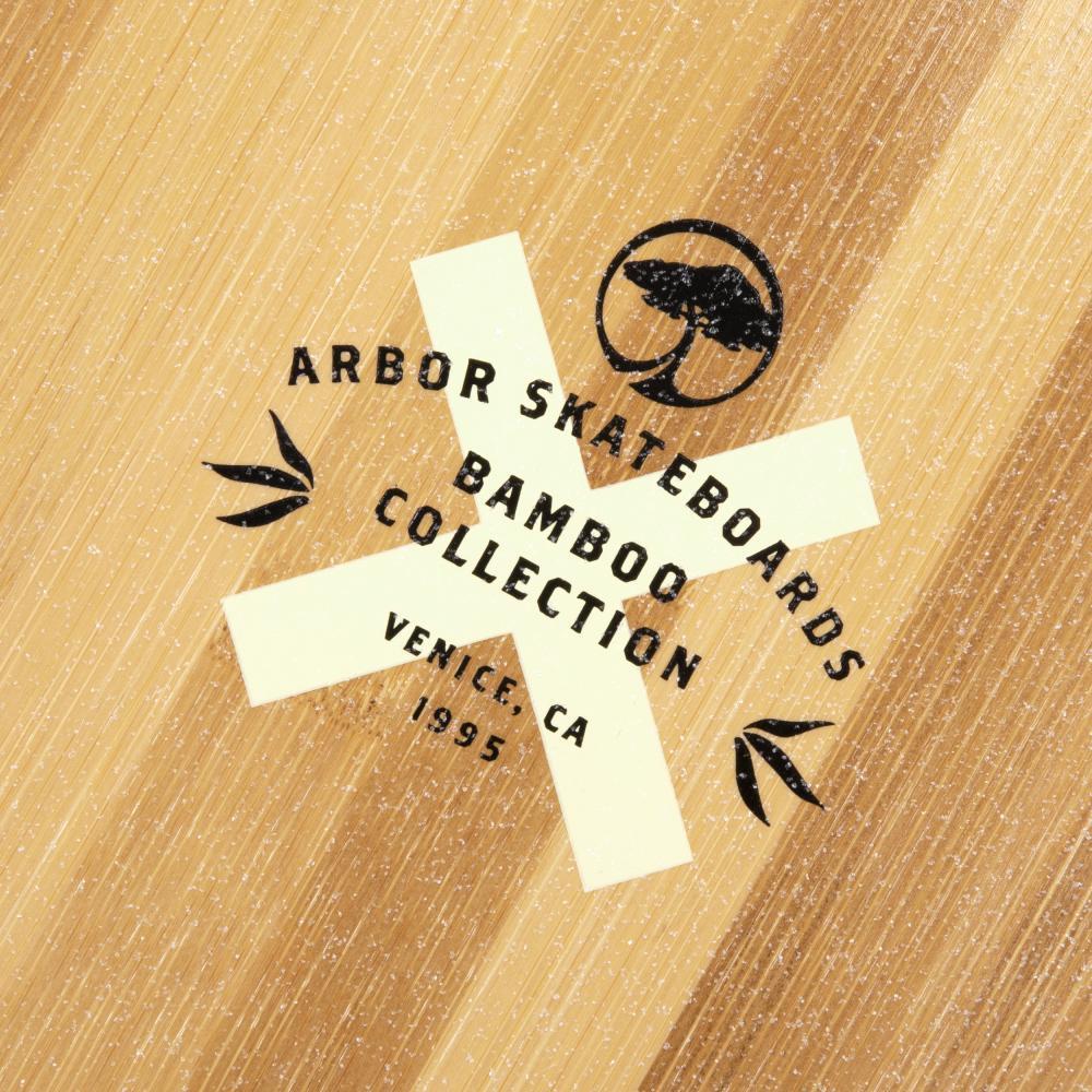 Arbor Cruiser Complete Skateboard Bamboo Zeppelin White 32"