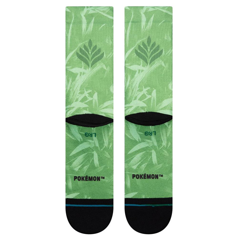 Stance Socks X Pokémon Venusaur AOP Crew Green UK 7-11