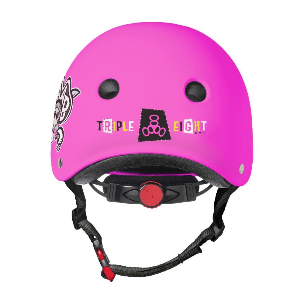 Triple Eight Helmet Youth Lil 8 Staab Neon Pink YOUTH
