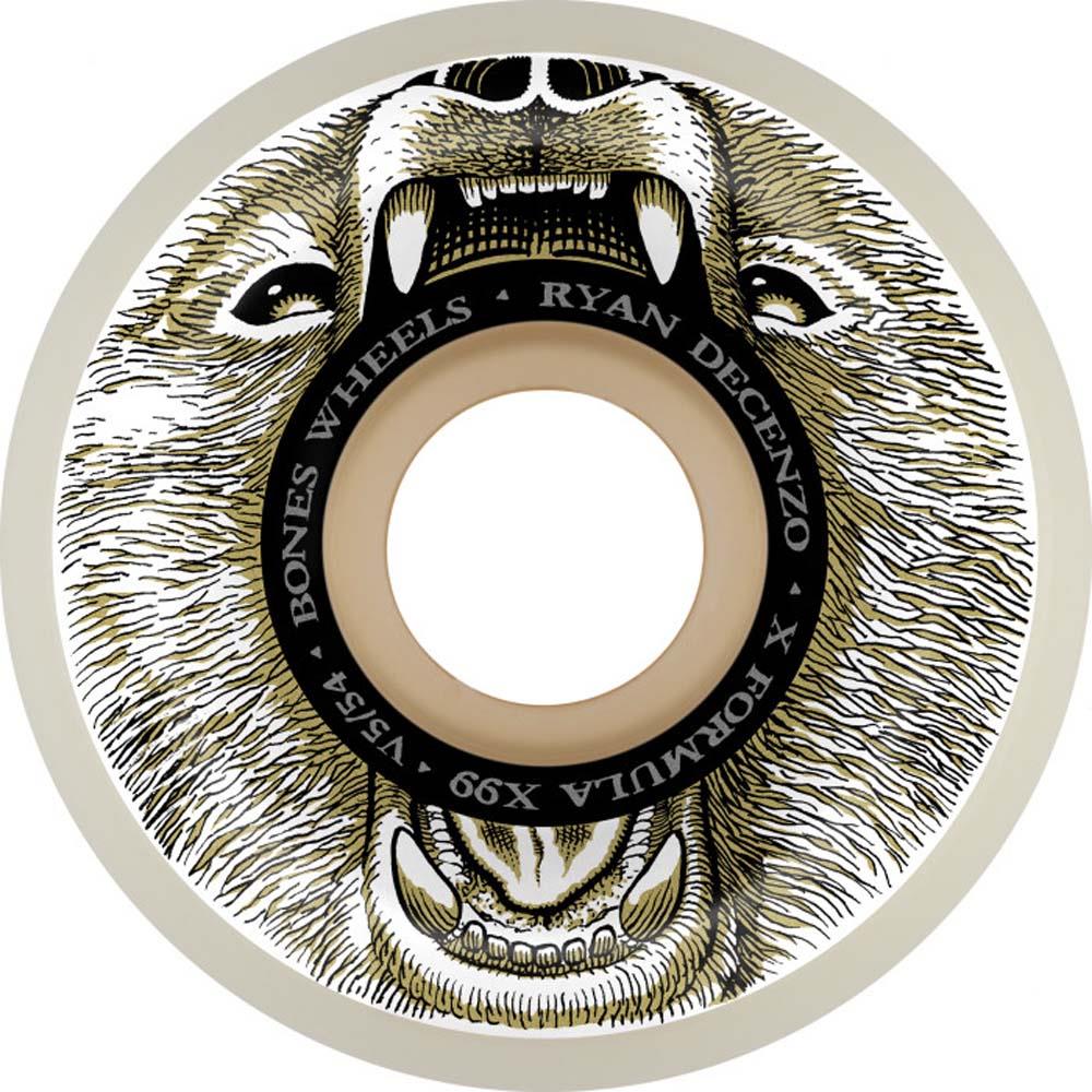BONES X-Formula Decenzo Bear Grills V5 Sidecut Skateboard Wheels 54mm 99A