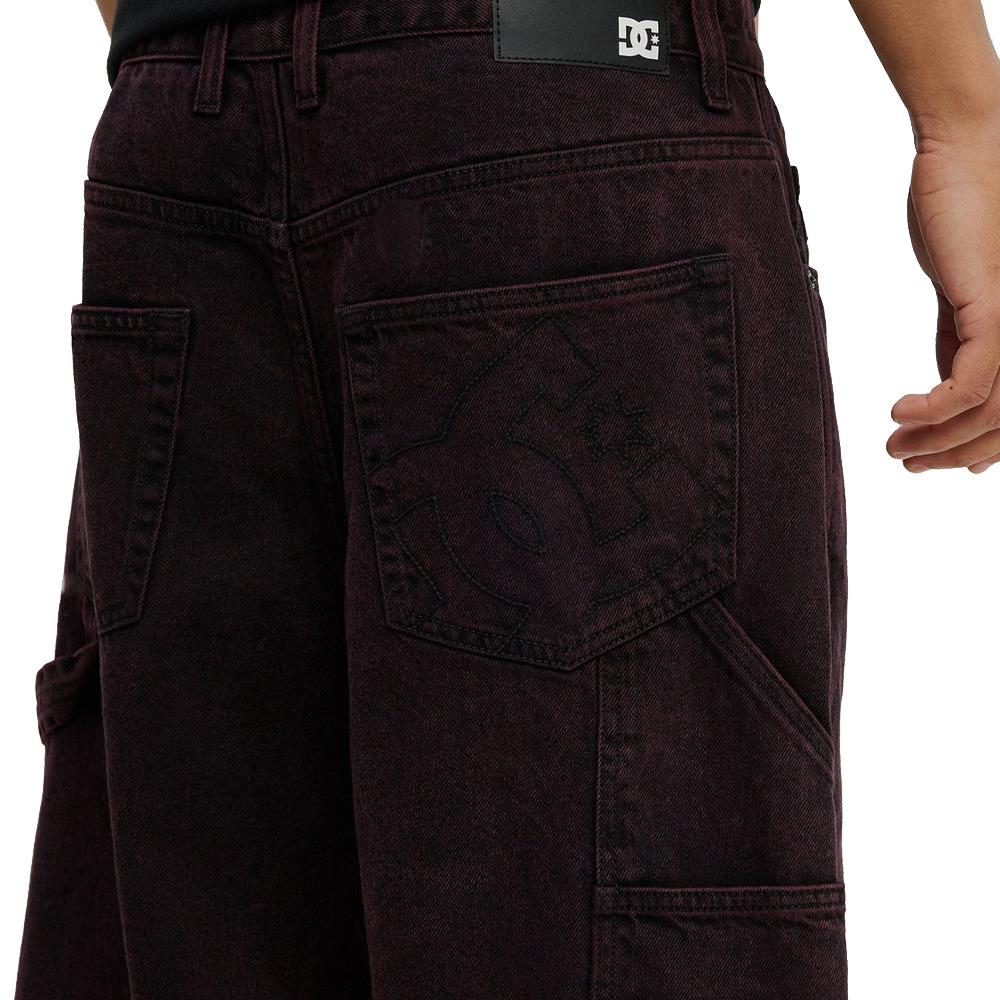DC Shoe Co Baggy Denim Carpenter Jeans Fig Red