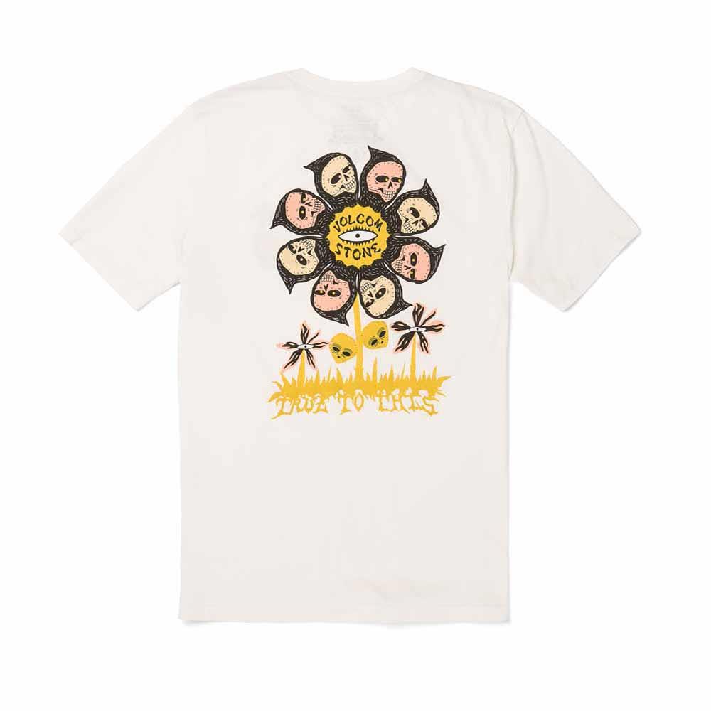 Volcom Flower Budz FTY T-Shirt Off White