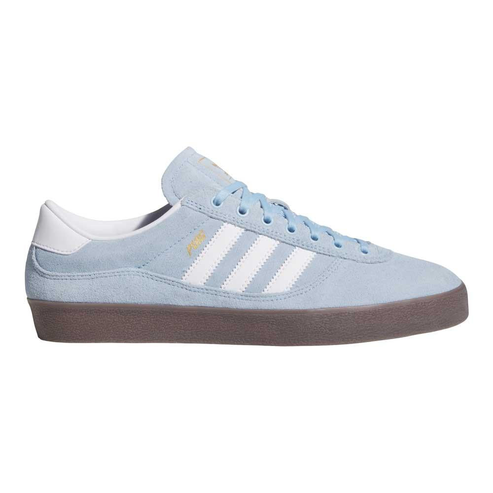 Adidas Skateboarding Puig Indoor Clear Sky Cloud White Gum Skate Shoes