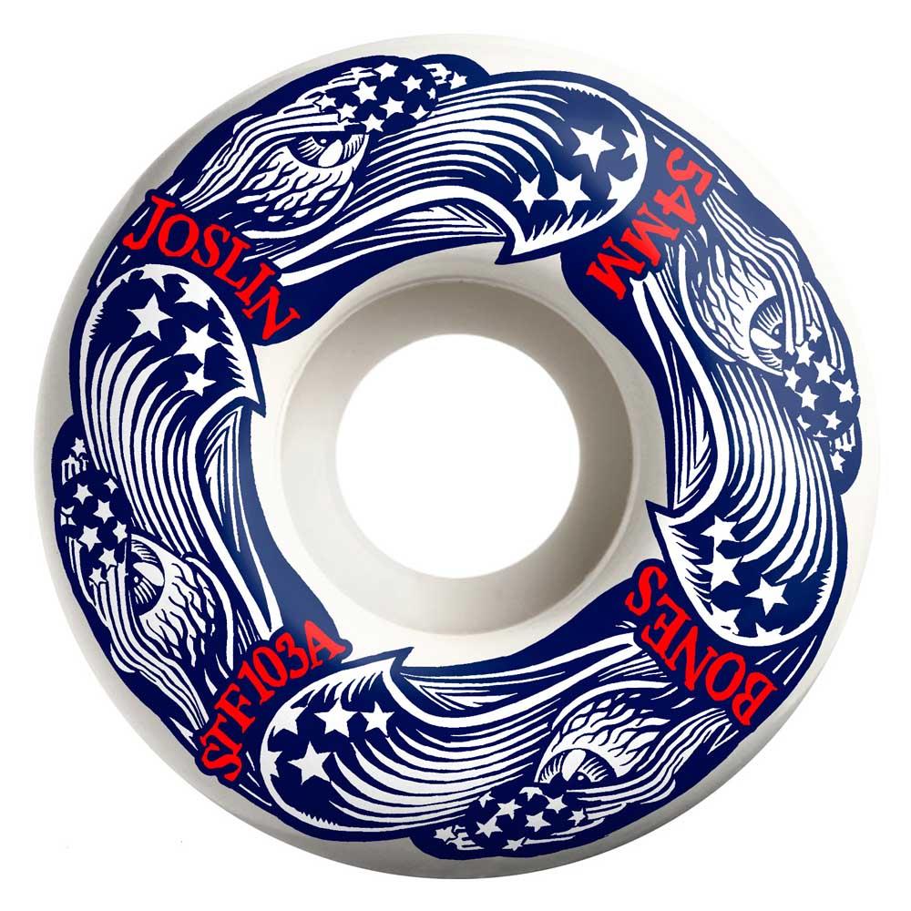 BONES Wheels PRO STF Joslin 'Freedom Foursome' V1 Standard Skateboard Wheels 54mm 103A