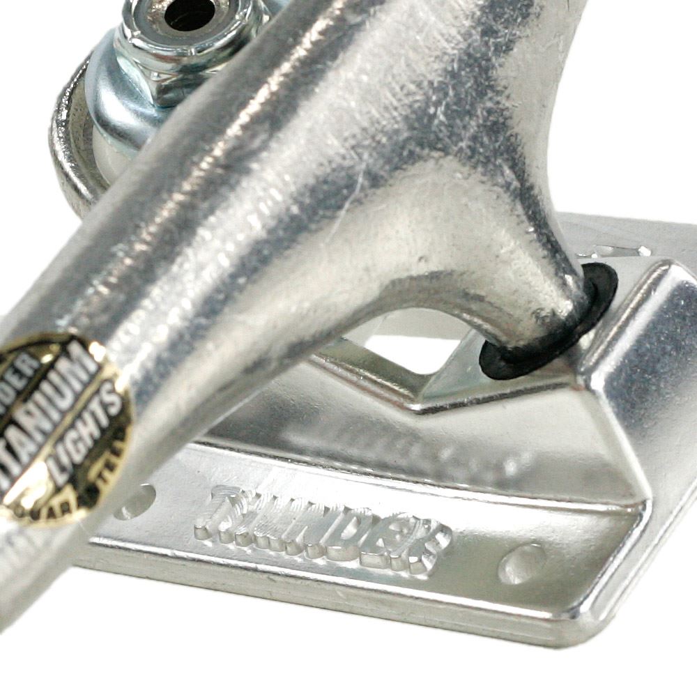 Thunder Hi 147 Lights Skateboard Trucks Titainium 3 LIghts Polished 147mm