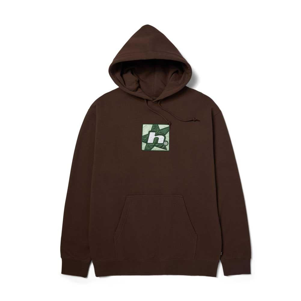 Huf H Star Pullover Hooded Sweatshirt Bison