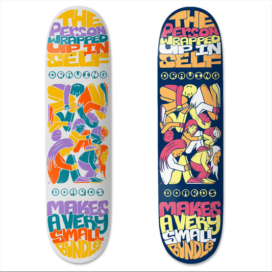 Drawing Boards Wabisabi Series Skateboard Deck Bundle Grey