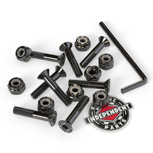 Indy Allen Key Skateboard Bolts Black 7/8"