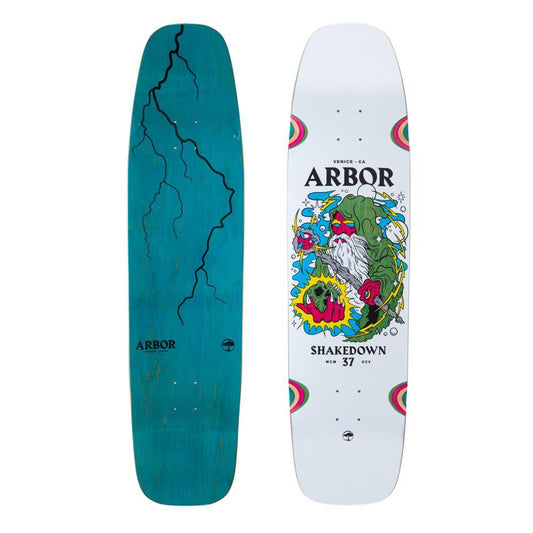 Arbor Performance Skateboard Deck Shakedown 37 Curse Multi 9.25"