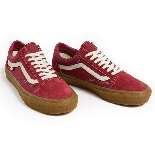 Vans Skate Old Skool Red Gum Skate Shoes