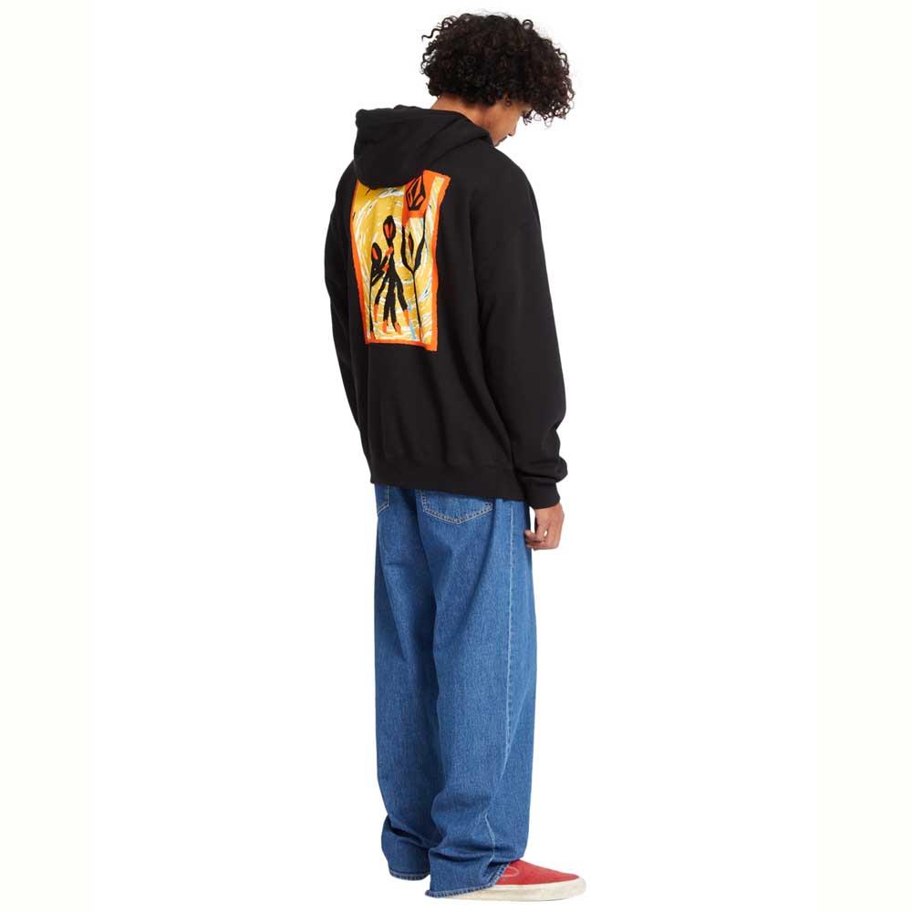 Volcom GonyVaders Pullover Hooded Sweatshirt Black