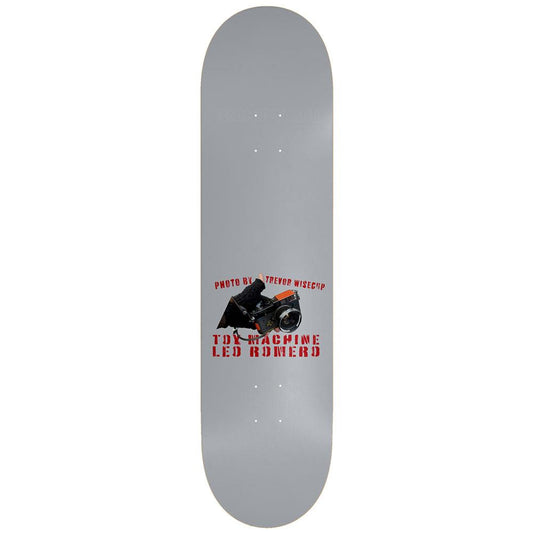 Toy Machine Skateboard Deck Leo Romero 'Wisecup' 8.25"