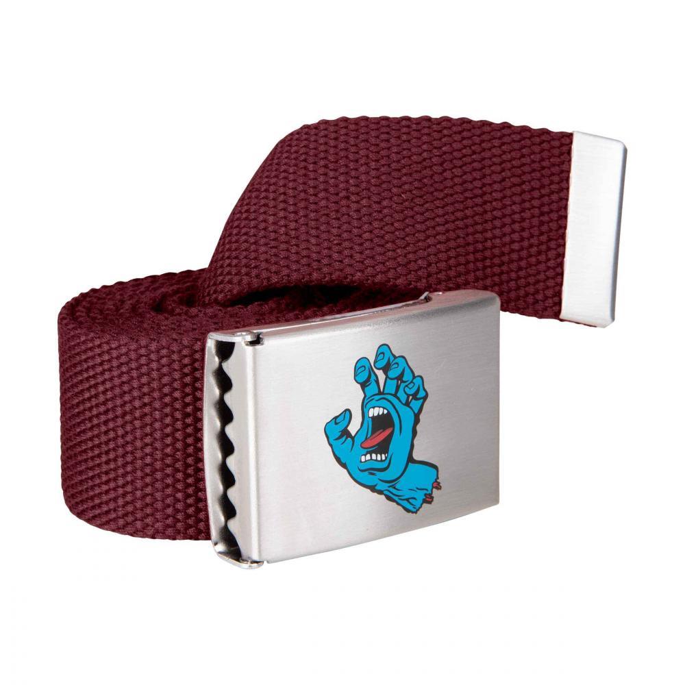 Santa Cruz Skateboards Screaming Mini Hand Belt Dark Cherry One Size Adult