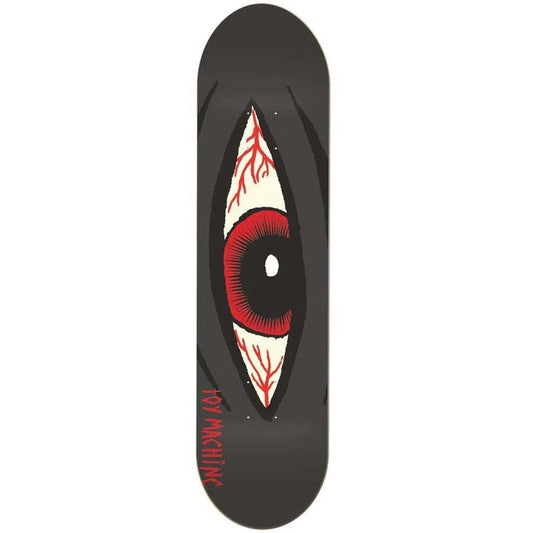 Toy Machine Sect Eye Bloodshot Skateboard Deck Black 8.5"