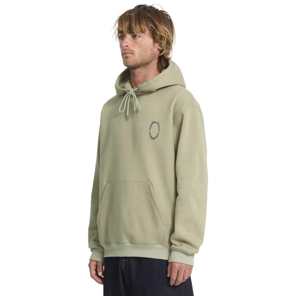 Volcom Watanite Pullover Hooded Sweatshirt Green Tea