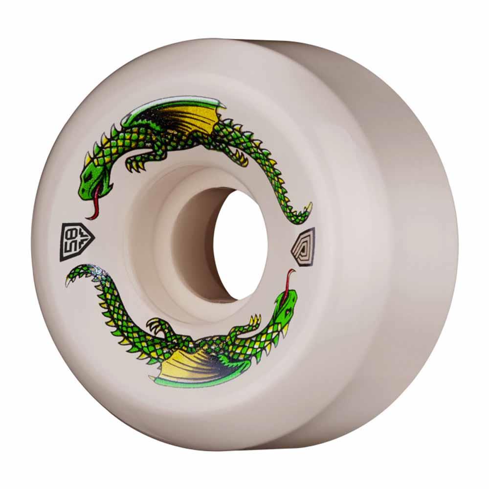 Powell Dragon Formula 93A Skateboard Wheels Off White Dragons 58mm x 33mm