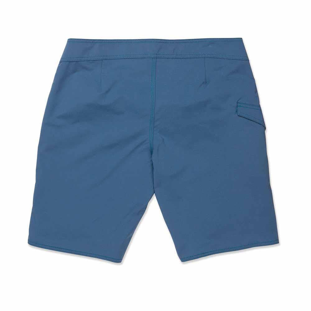 Volcom Lido Solid Modern Shorts Trunks Aged Indigo Blue