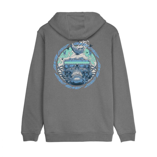 Santa Cruz Hooded Sweatshirt Wooten Cyber Flint XLarge