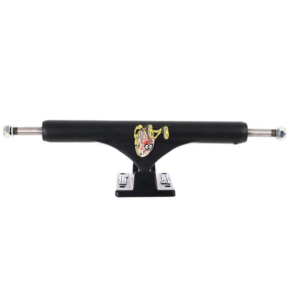 Slappy Skateboard Trucks ST1 Curb Killer Black 10" Pair