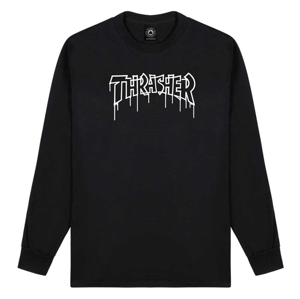 Thrasher One-Liner Long Sleeve T-Shirt Black